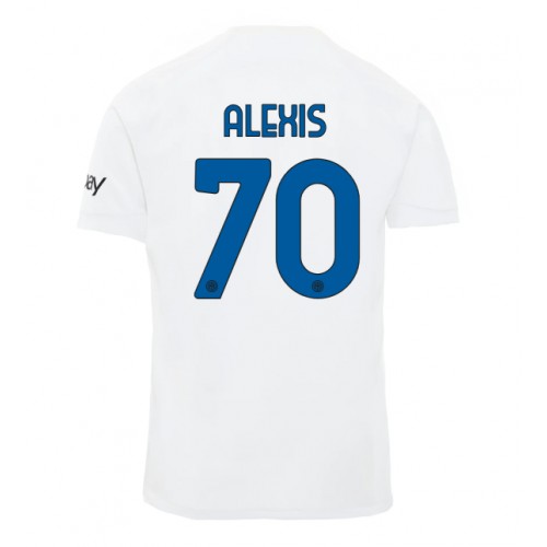 Pánský Fotbalový dres Inter Milan Alexis Sanchez #70 2023-24 Venkovní Krátký Rukáv